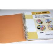 Färgstarka sten papper anpassade Spiral Notebook images