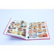 Livre de cuisine d&#39;impression avec liaison souple images