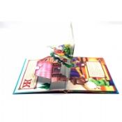 Barn 3D pop-up bok utskrift limbindning images