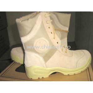 Short Cow Suede Leather Boots Military Footwear