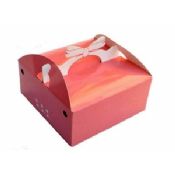 Foldable Eco-friendly Custom Printed Recycled Paper Boxes With Handle images
