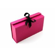 Red Ribbon Matt Lamination Recycled Cardboard Gift Boxes images