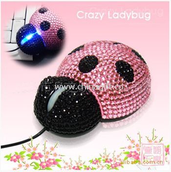 Souris coccinelle diamant