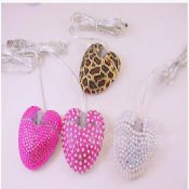 Heart mouse with rhinestone images