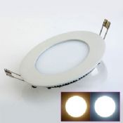 Aluminium 3W Wieczerzy cienki LED okrągłe światła panelu images