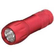 Rødt aluminium LED lommelygte images