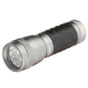 Silver aluminium LED-ficklampa images