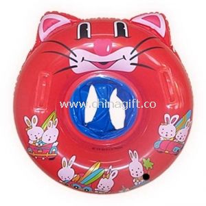 Cat 0.25mm Pvc Inflatable Water Toys For Baby Seat