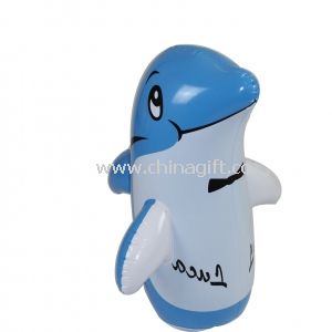 Delfín forma juguetes inflables del agua