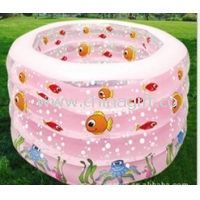 Multi color 0.28mm PVC Inflatable Swimming Pools Round For Activity images