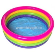 Rainbow PVC oppblåsbare svømmebassenger med tilpasset Logo images