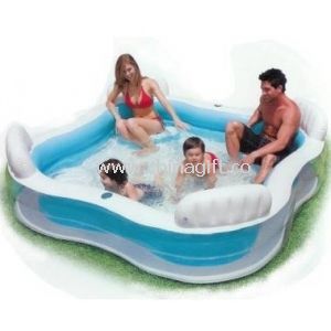 Family Inflatable Swimming Pools With Double Valve