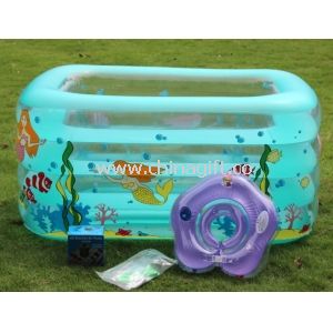 Inflatable Swimming Pool With Silk Screen Printing For Indoor