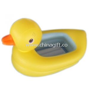 Oppblåsbare vann båt leker gule Duck