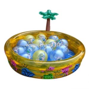 Árbol inflado juego juego Pool