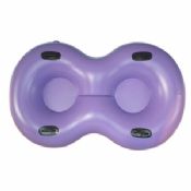 Purple Inflatable Water Towable Tubes PVC For Two Person images