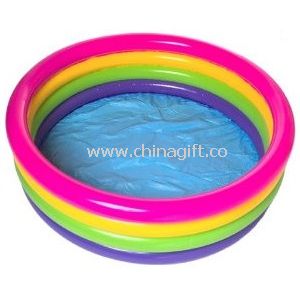 Rainbow PVC Inflatable Swimming Pools With Custom Logo