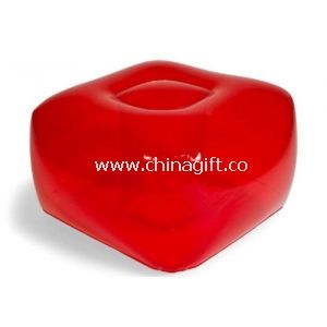Real Red Inflatable Sofa Chair Square Classic