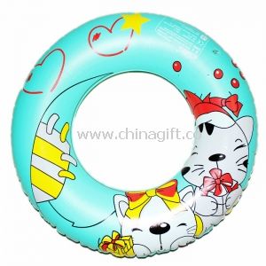 Cartoon Printed Inflatable Swim Rings For Baby