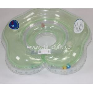 Anneaux de natation gonflable de PVC clair