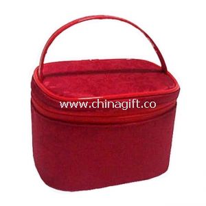 PVC cosmética bolsos rojo