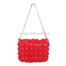 Fashion Ruby Red Mini Shoulder Clear PVC Bags images
