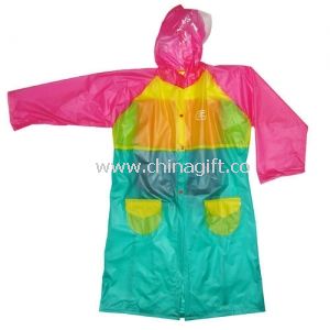 Lovely Ladies Pvc Raincoat With Hood