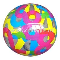 PVC inflable grande playa bolas coloridas para promocional
