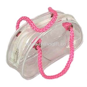 Small Clear PVC Bag With Zipper For Swimwear