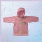 Skinnende Pink brugerdefinerede piger PVC regn frakker small picture