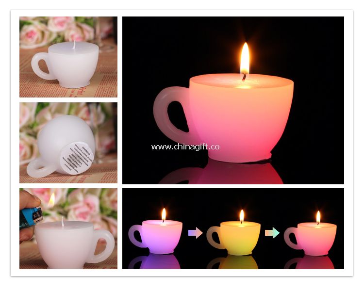 Tea cup candles