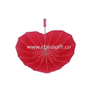 25 Inch Heart Shape Wedding Parasol Umbrellas