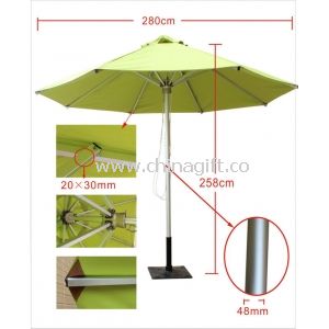 Light Yellow Outdoor Heavy Duty Beach Umbrella