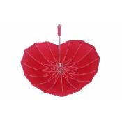 25 Inch Heart Shape Wedding Parasol Umbrellas images