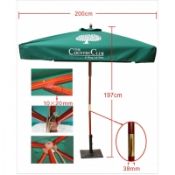 6ft Solar Guard Deluxe Dual baldacchino Heavy Duty ombrellone images