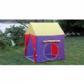 Children playing tent images