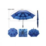 Windproof dublă Canopy Golf Umbrella images
