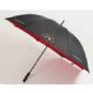 30 hüvelykes fekete egyenes szélálló promóciós Golf esernyő small picture
