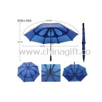 Windproof Double Canopy Regenschirm