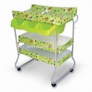 Baby Changing Bath Tub with Lock Wheels Stand