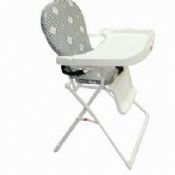 Baby High Chair with 3-tray Adjustable Position images