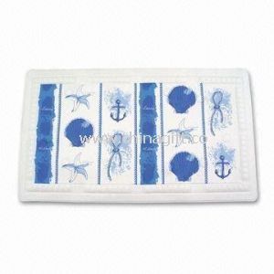 Printed Bath Mat with Suction Cups