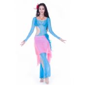 Trajes de práctica de danza de vientre de Color mezclado Tul images