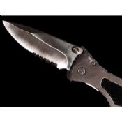 stainless steel compact folding knife images