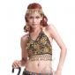 Belly Dancing Tops With Shining Flower Pattern small picture