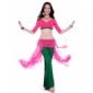 Soft Crystal Ity Cotton Silk Belly Dance Practice Wear small picture