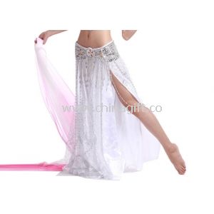 White Belly Dance Skirt