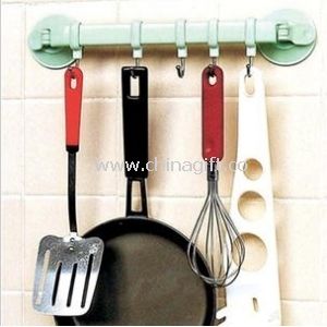 5 hoved suge krog for Pan køkken værktøj
