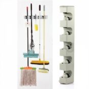 Wall Mounted 5 Position MOP Broom Holder Tool images