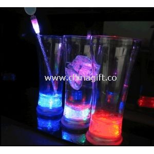 Big ice Flashing cup with 3 red / yellow Leds